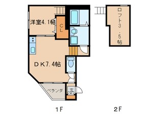 ディアコート日比野の物件間取画像